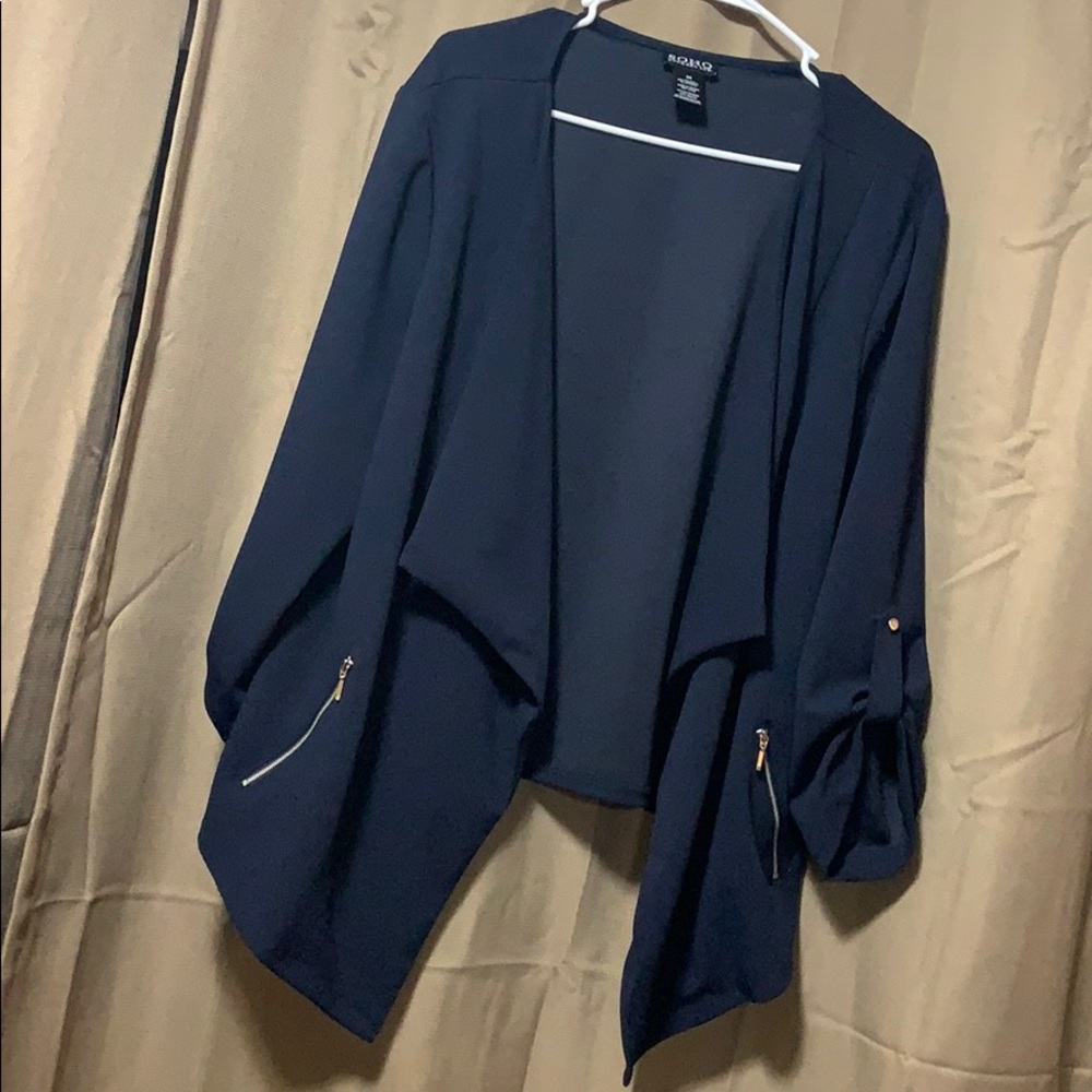 Navy Blue Modern Blazer